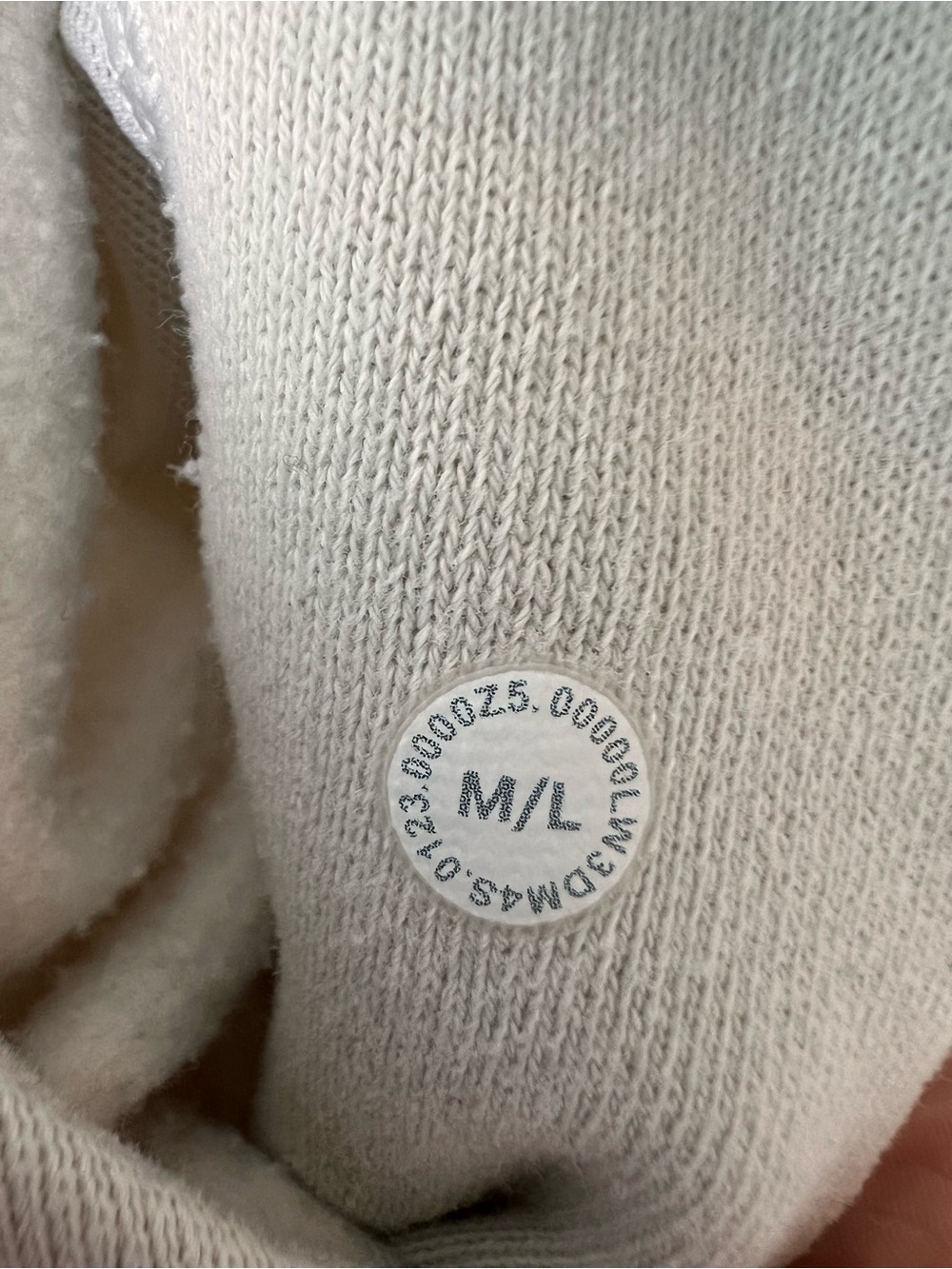 Lululemon Scuba Oversized Half-Zip Hoodie Bone Cream Women’s Medium-Large - Picture 6 of 9